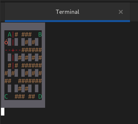 Bim! in a terminal